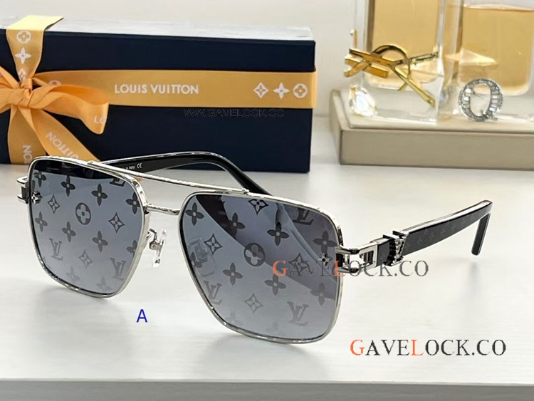 L V z1210 Sunglasses Toad lens Square Frames Men